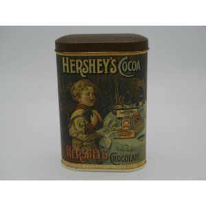 Hershey's Cocoa Tin Can 1984 Made In England 1984 Patina Vintage